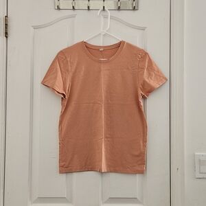Uniqlo Pink Supima Cotton T-shirt